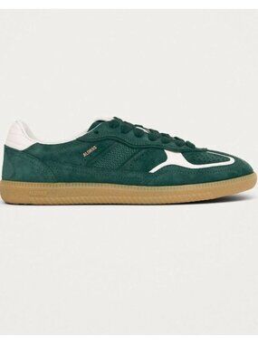 Alohas Tb.490 Rife Forest Green Leather Sneakers Size EU 40 Suede